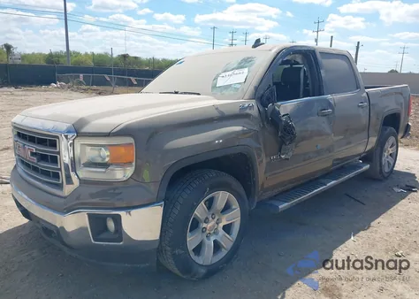2015 GMC Sierra 1500 Sle из США, поврежденный, VIN 3GTP1UEC0FG240935